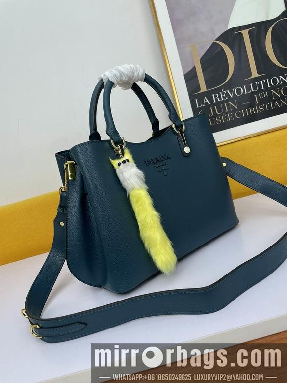 Replica Prada Bags WW5002青蓝 30X22X13