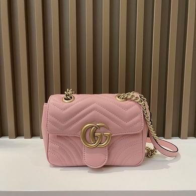 Replica Gucci Bags 1:1 GG Marmont 739682580 18x13.5x8cm zy