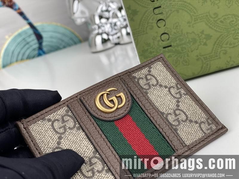 Replica Gucci Bags 1:1 GG Supreme Canvas 597617 4.3x2.8cm zy