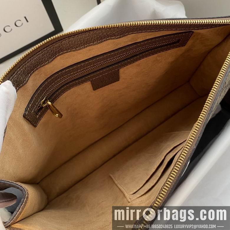 Replica Gucci Bags 1:1 WD523359啡色 34X24X5