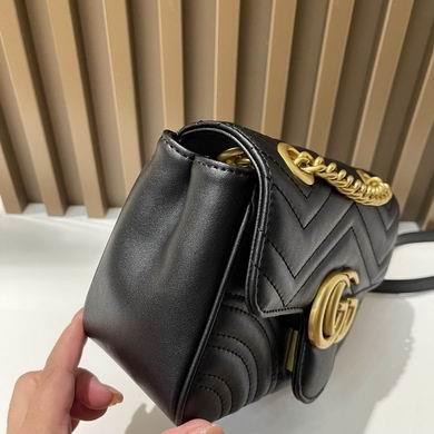Replica Gucci Bags 1:1 GG Marmont 739682580 18x13.5x8cm zy