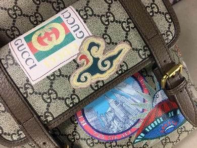 Replica Gucci Bags 1:1 WD473869啡丝印 28X44X20