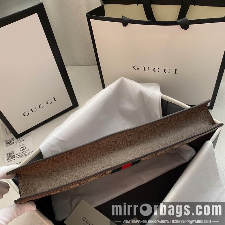 Replica Gucci Bags 1:1 WD523359啡色 34X24X5