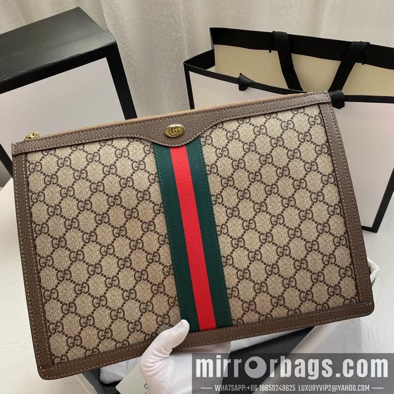 Replica Gucci Bags 1:1 WD523359啡色 34X24X5
