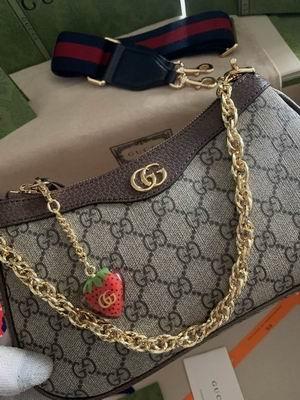 Replica Gucci Bags 1:1 GG 735132啡色 25x15.5x6cm ww