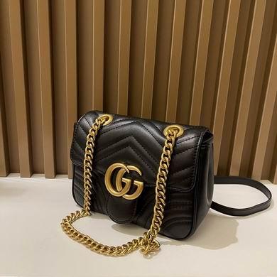 Replica Gucci Bags 1:1 GG Marmont 739682580 18x13.5x8cm zy
