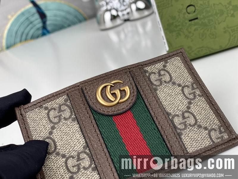 Replica Gucci Bags 1:1 GG Supreme Canvas 597617 4.3x2.8cm zy