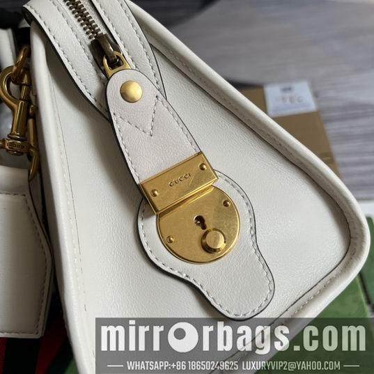 Replica Gucci Bags 1:1 Gucci 715772白皮27x18x14cm CN