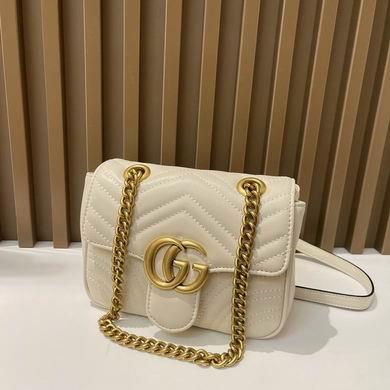 Replica Gucci Bags 1:1 GG Marmont 739682580 18x13.5x8cm zy