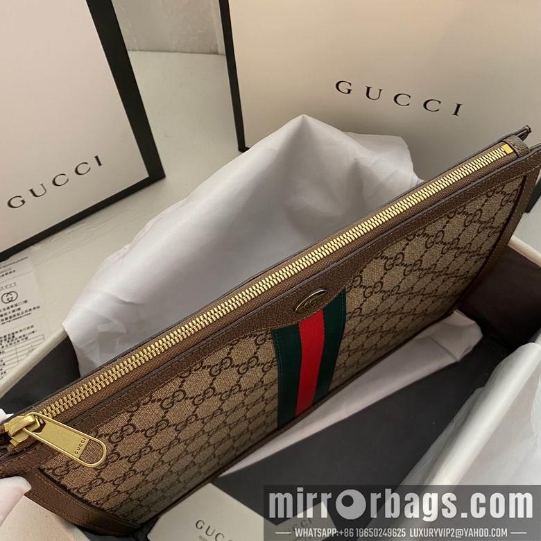 Replica Gucci Bags 1:1 WD523359啡色 34X24X5