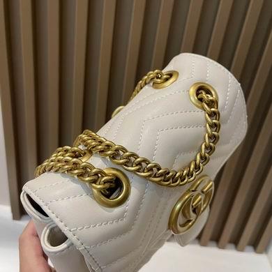Replica Gucci Bags 1:1 GG Marmont 739682580 18x13.5x8cm zy