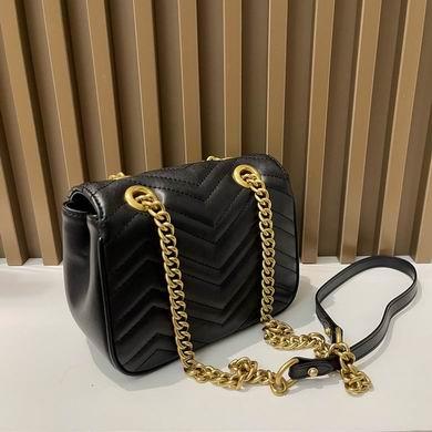 Replica Gucci Bags 1:1 GG Marmont 739682580 18x13.5x8cm zy