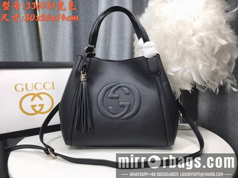 Replica Gucci Bags 1:1 WD336751黑色 30X26X4