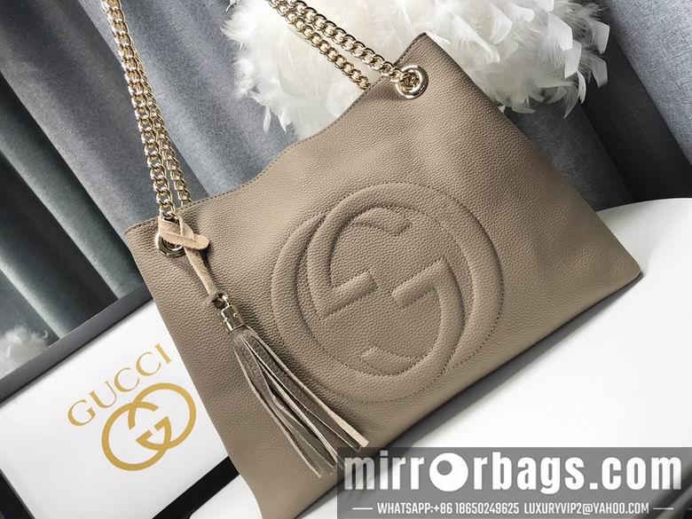 Replica Gucci Bags 1:1 WD308982大象灰 38X27X14