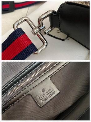 Replica Gucci Bags 1:1 WD474137啡胶刺绣 27X28.5X5