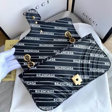 Replica Gucci Bags 1:1 GG Marmont 443497 26x15x7cm df03