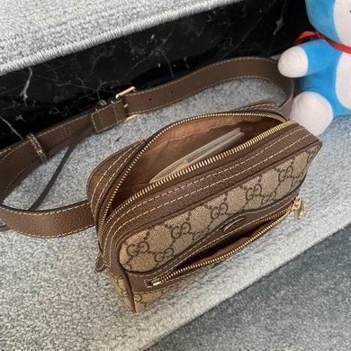 Replica Gucci Bags 1:1 WD517076啡红绿 18.5X13X6