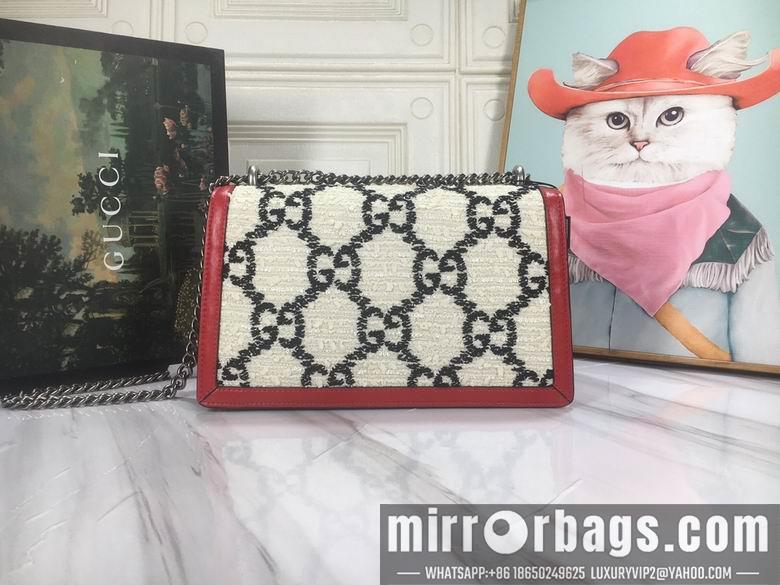 Replica Gucci Bags 1:1 WD400249白底花 28X18X9