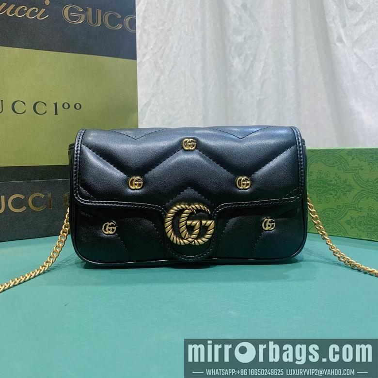 Replica Gucci Bags 1:1 768293 12X21X5cm DF 2colour