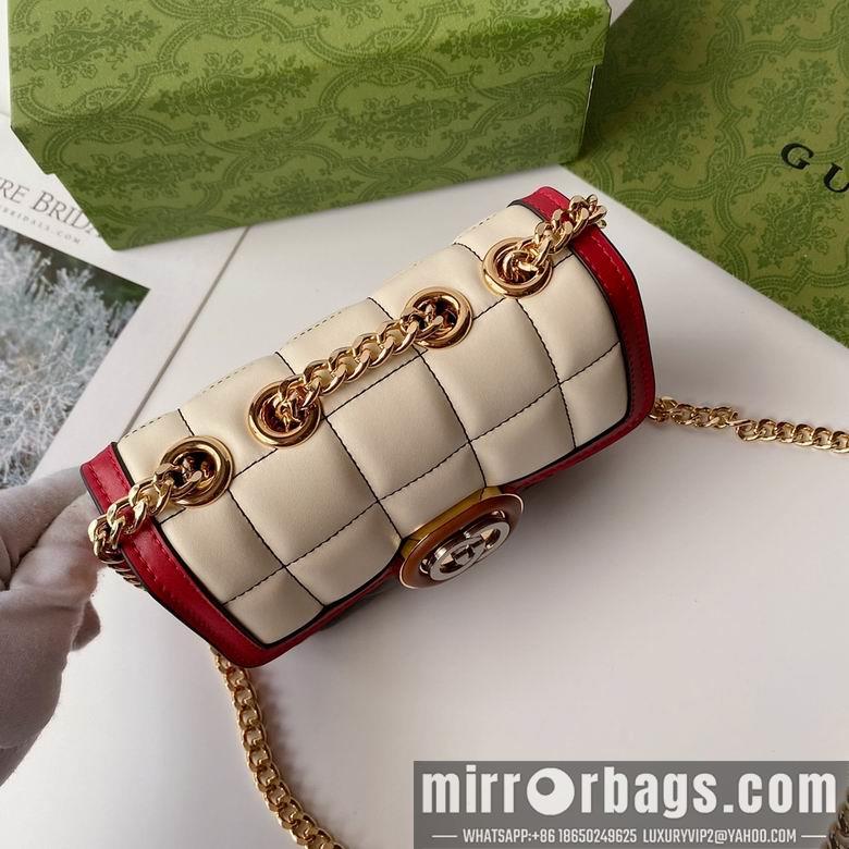 Replica Gucci Bags 1:1 741457 18X14.5X8cm YG 4colour