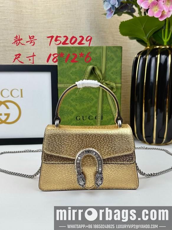 Replica Gucci Bags 1:1 752029 18X12X6cm DF 2colour