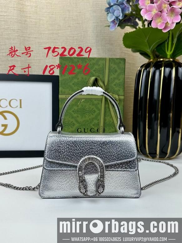 Replica Gucci Bags 1:1 752029 18X12X6cm DF 2colour