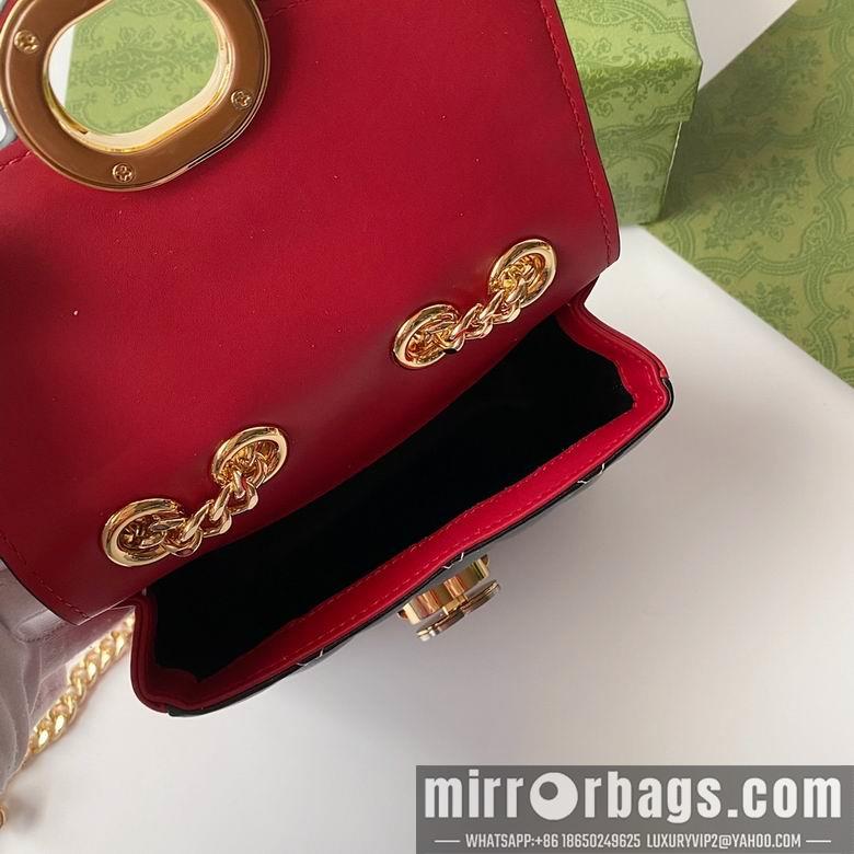 Replica Gucci Bags 1:1 741457 18X14.5X8cm YG 4colour