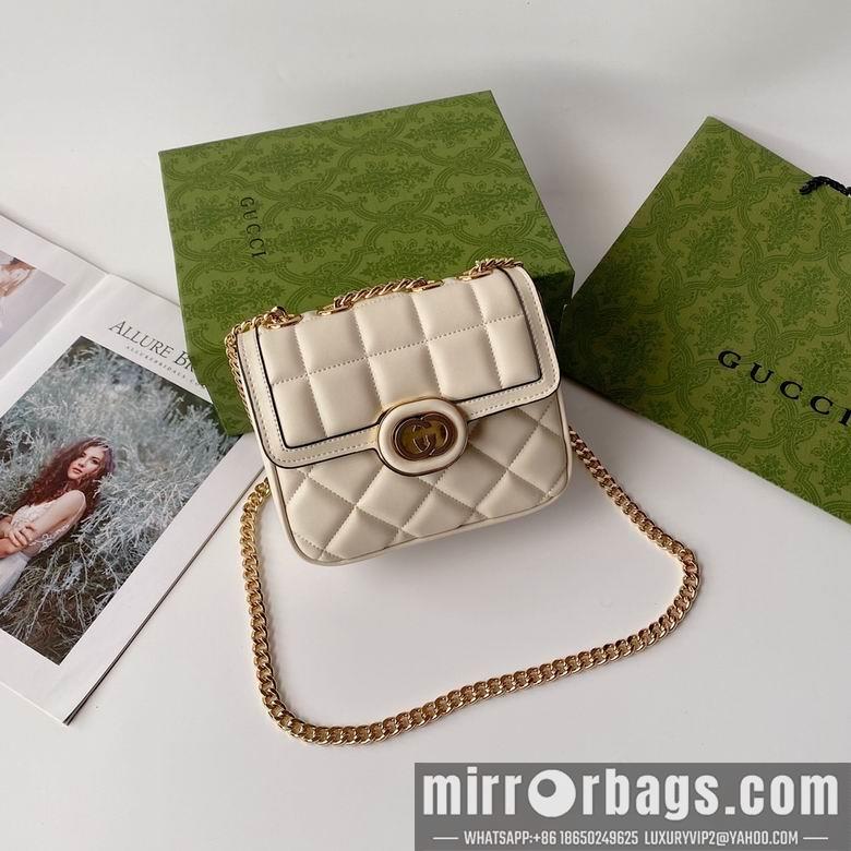 Replica Gucci Bags 1:1 741457 18X14.5X8cm YG 4colour