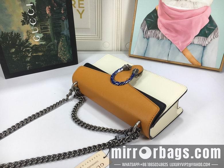 Replica Gucci Bags 1:1 WD499623克白黄 25X13.5X7