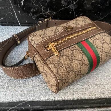 Replica Gucci Bags 1:1 WD517076啡红绿 18.5X13X6