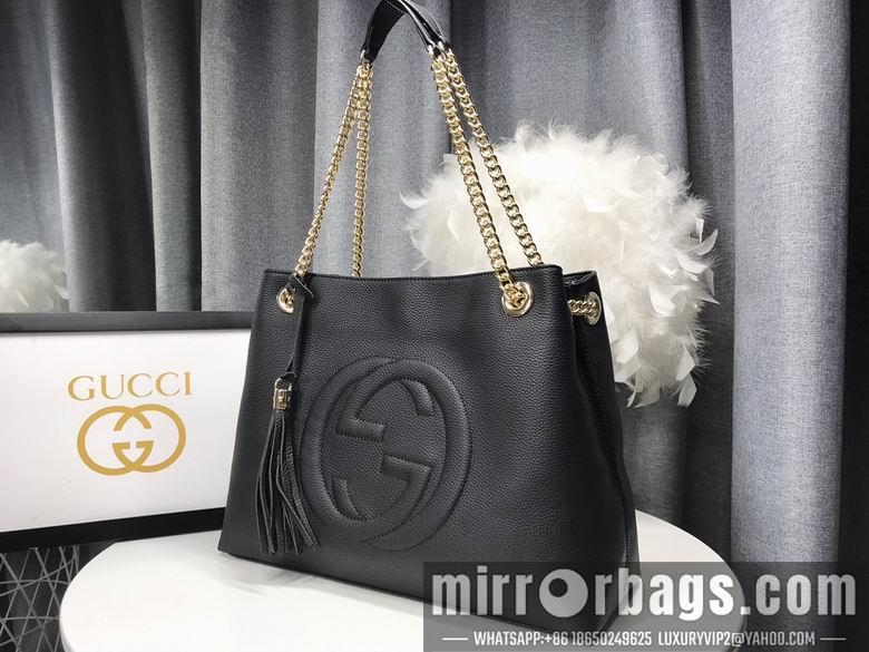 Replica Gucci Bags 1:1 WD308982黑色 38X27X14