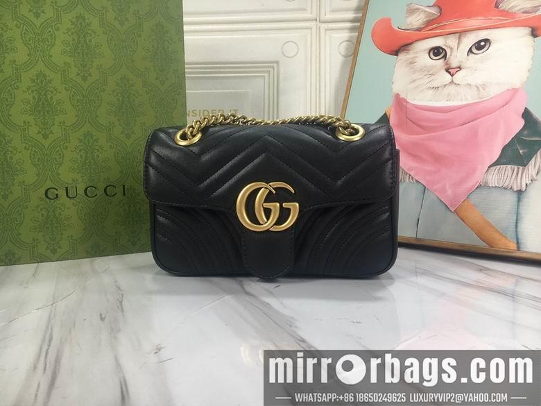Replica Gucci Bags 1:1 446744 22X6X13cm DF 2colour