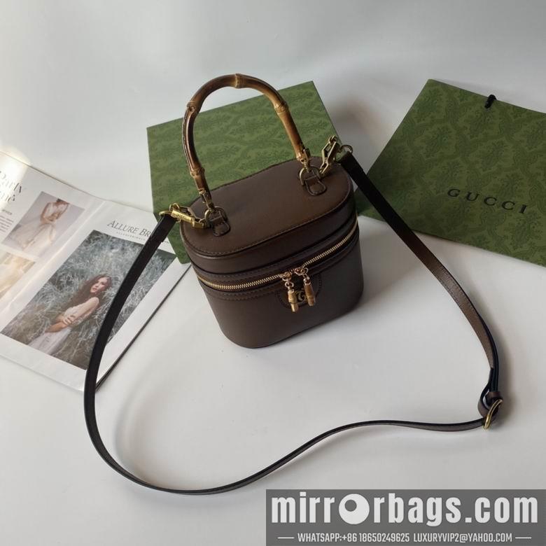 Replica Gucci Bags 1:1 760200 15.5X13.5X4cm YG 2colour