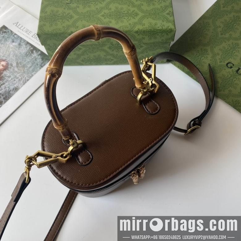 Replica Gucci Bags 1:1 760200 15.5X13.5X4cm YG 2colour