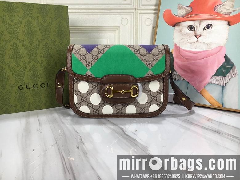 Replica Gucci Bags 1:1 WD602204几何印花 25X18X8