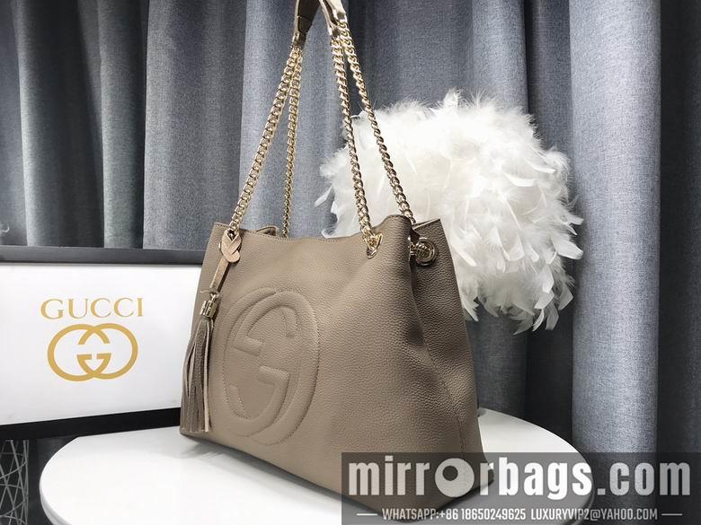 Replica Gucci Bags 1:1 WD308982大象灰 38X27X14