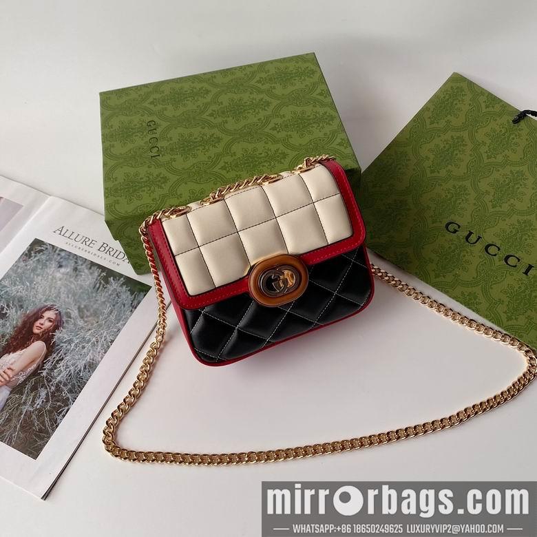 Replica Gucci Bags 1:1 741457 18X14.5X8cm YG 4colour