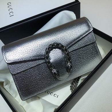 Replica Gucci Bags 1:1 WD476432银色 16.5X10X4.5
