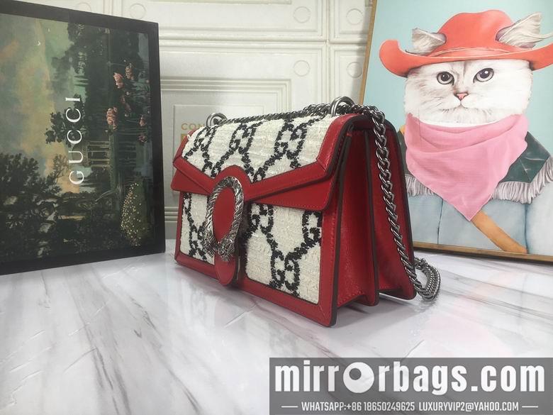 Replica Gucci Bags 1:1 WD400249白底花 28X18X9