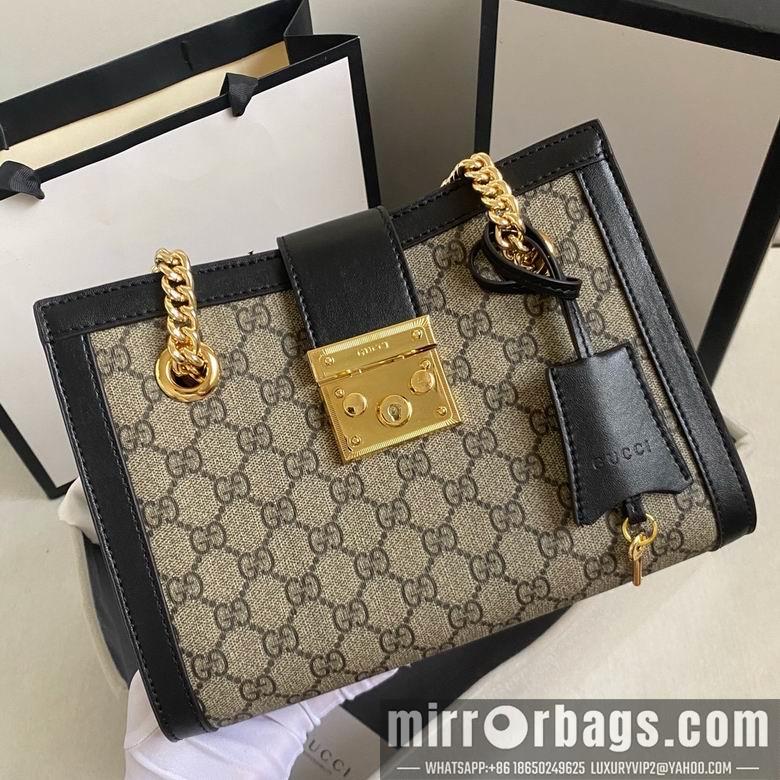 Replica Gucci Bags 1:1 WD498156黑 26X18X10