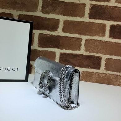 Replica Gucci Bags 1:1 WD476432银色 16.5X10X4.5