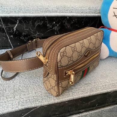 Replica Gucci Bags 1:1 WD517076啡红绿 18.5X13X6