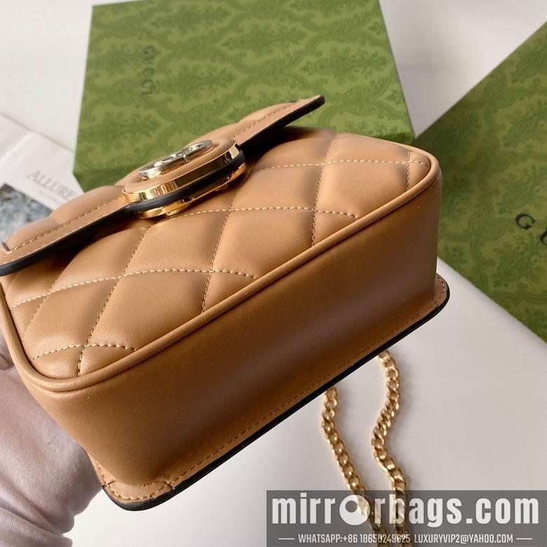 Replica Gucci Bags 1:1 741457 18X14.5X8cm YG 4colour