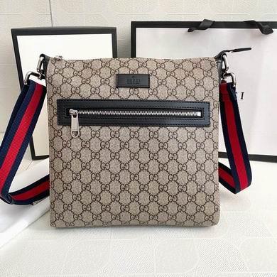 Replica Gucci Bags 1:1 WD474137啡胶 27X28.5X5