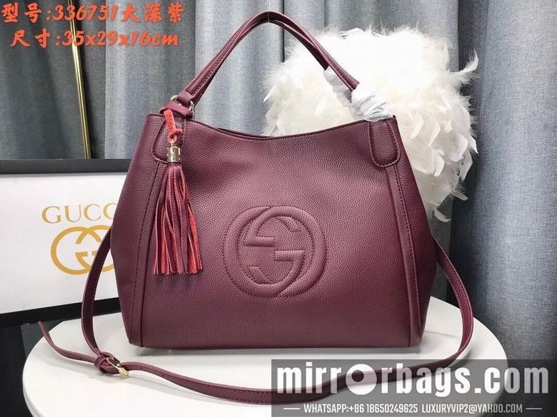 Replica Gucci Bags 1:1 WD282309紫色 35X29X16