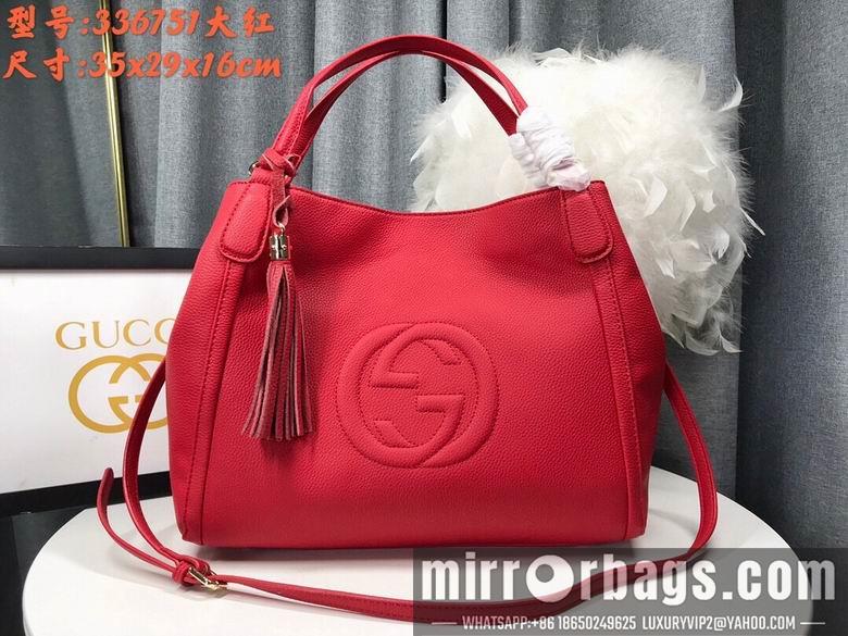 Replica Gucci Bags 1:1 WD282309红色 35X29X16