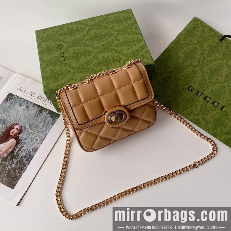 Replica Gucci Bags 1:1 741457 18X14.5X8cm YG 4colour