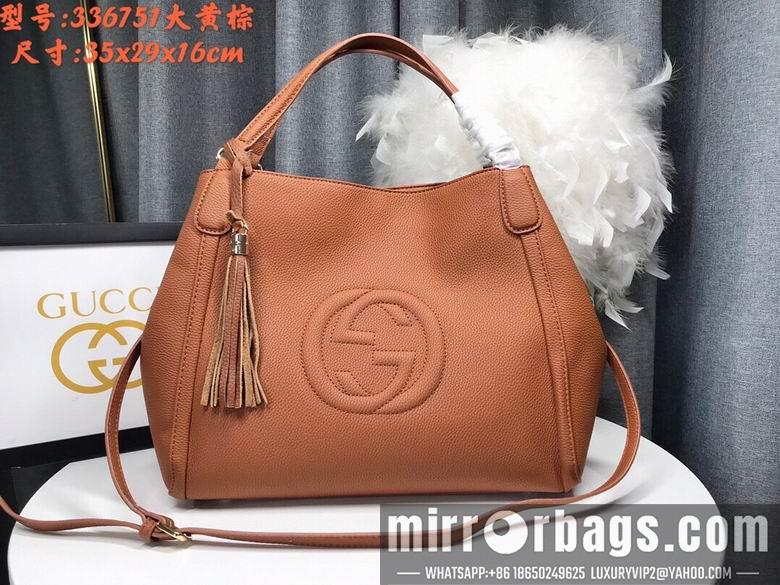 Replica Gucci Bags 1:1 WD282309棕色 35X29X16