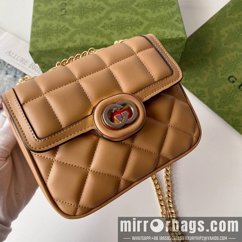 Replica Gucci Bags 1:1 741457 18X14.5X8cm YG 4colour
