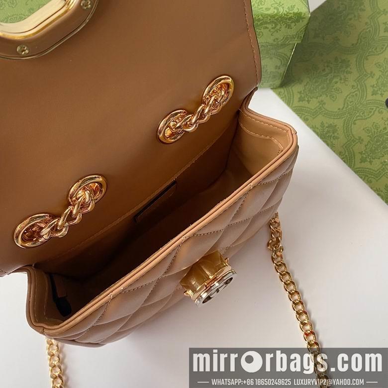 Replica Gucci Bags 1:1 741457 18X14.5X8cm YG 4colour